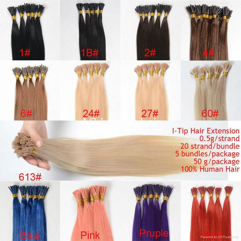 I-tip hair extension/prebonded hair extension 5