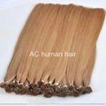 V-tip hair extension/ prebonded hair extension 4