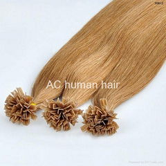 V-tip hair extension/ prebonded hair extension