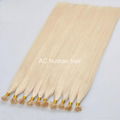 Flat tip hair extension prebonded hair extension 3