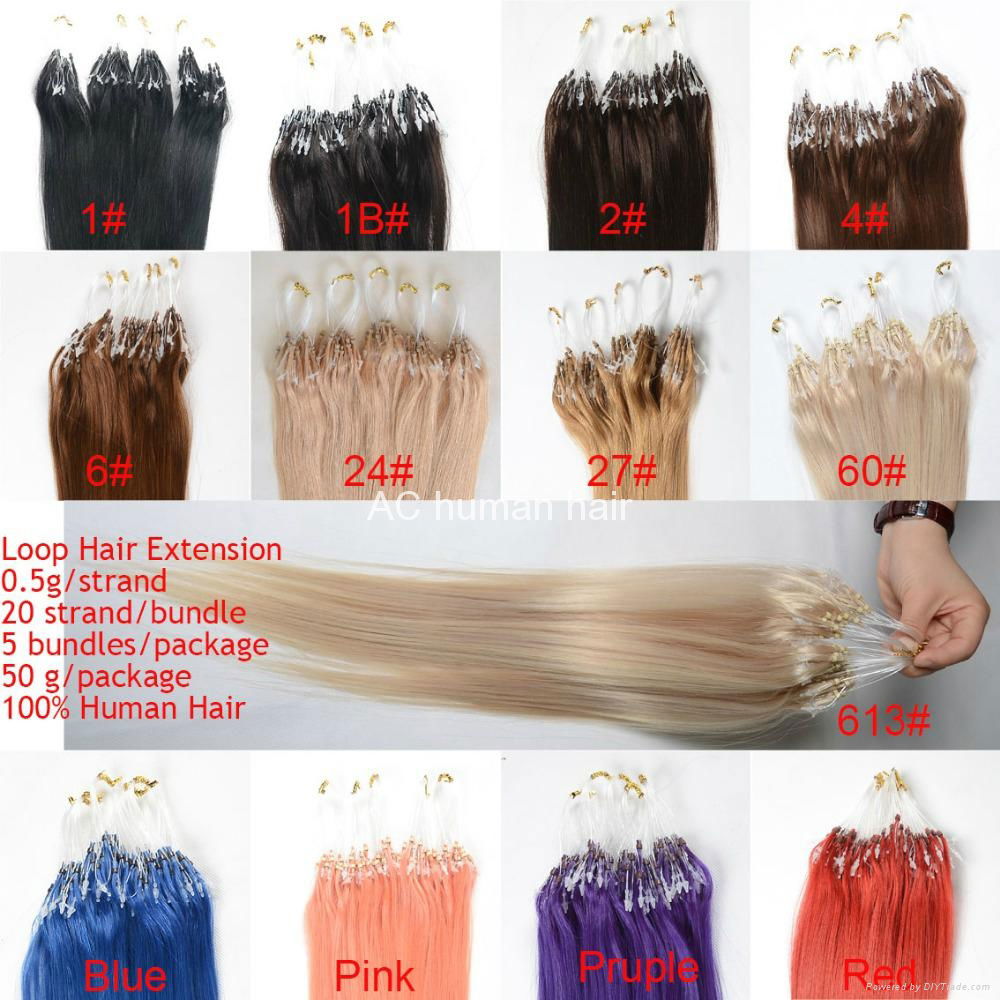 loop ring hair extension prebonded hair extension 5