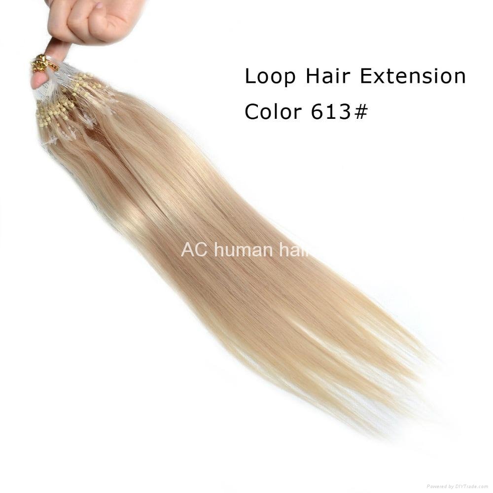 loop ring hair extension prebonded hair extension