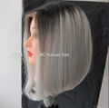 synthetic wig grey 4