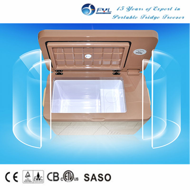 portable  battery powered freezer for car 4