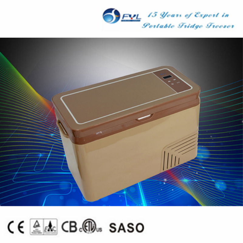 portable  battery powered freezer for car 3