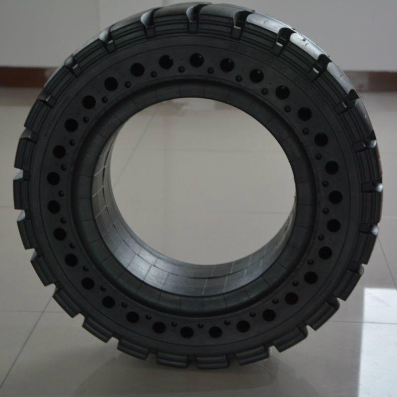 forklift solid tire 28x9-15 8.15-15 with side hole 3