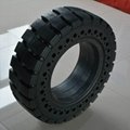 forklift solid tire 28x9-15 8.15-15 with side hole