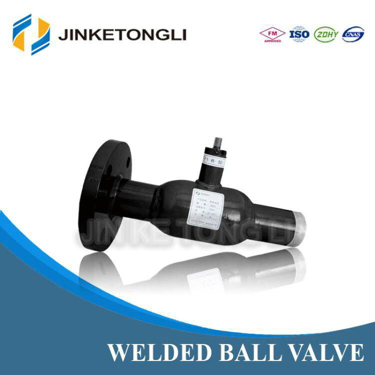 JKTL Single Flanged Stainless Steel Welded Ball Valve 4