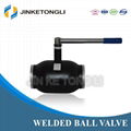 JINKETONGLI Handle type Welded Ball Valve 5