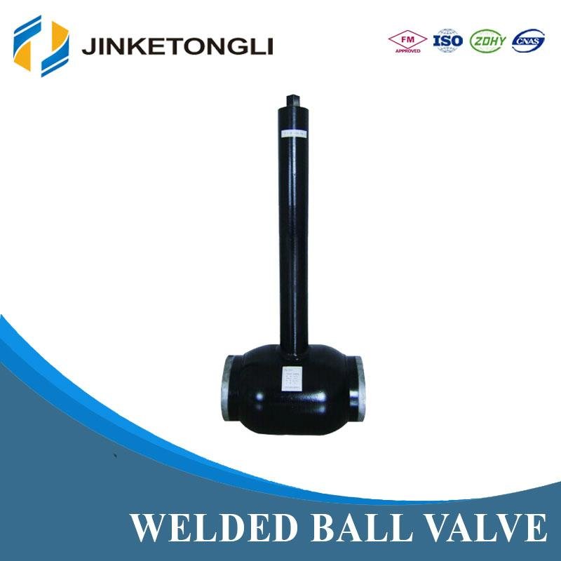 JKTL high temperature double flange welded ball valve  2