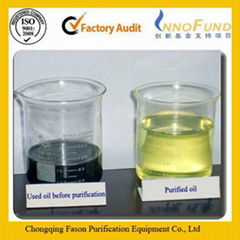 CE Certification and New Condition used engine oil purifier