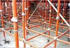 Movable mini scaffolding for construction