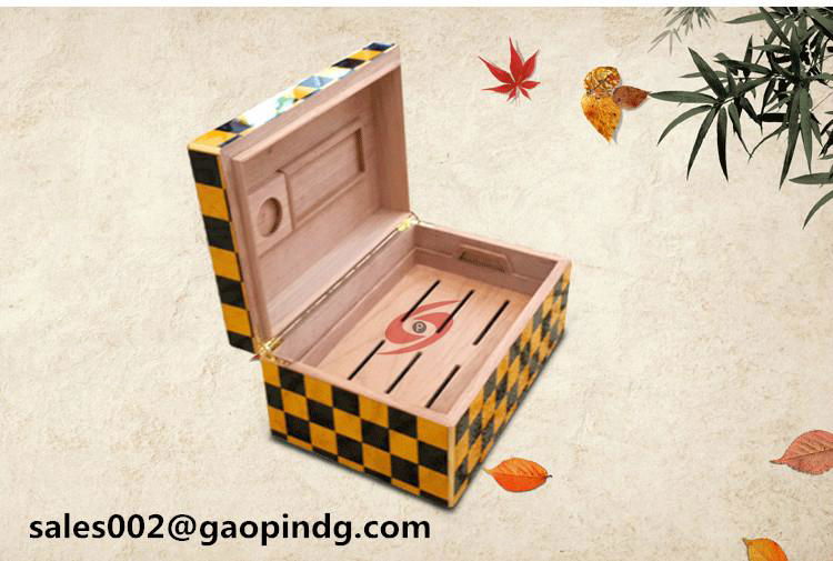 Cigar wooden box customize 5