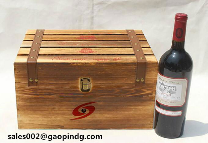 Wine wooden box customize 2