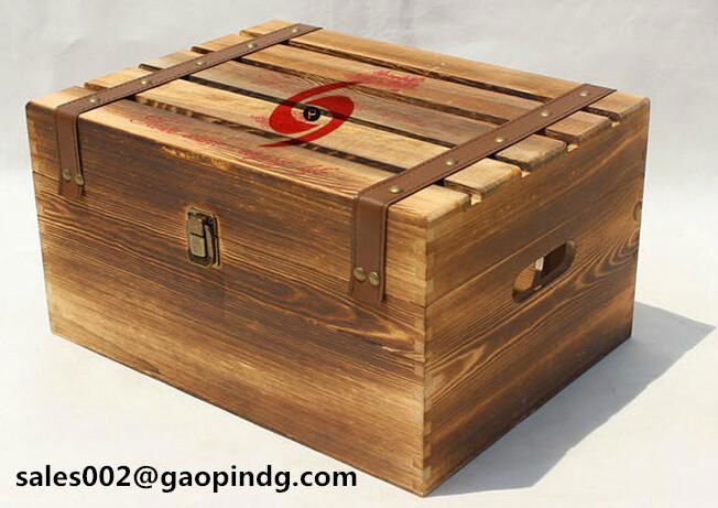 Wine wooden box customize