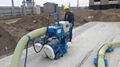 Asphalt pavement road shot blasting