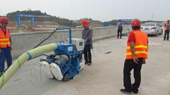 High efficiency road shot blasting equipment/bridge deck shot blasting machine