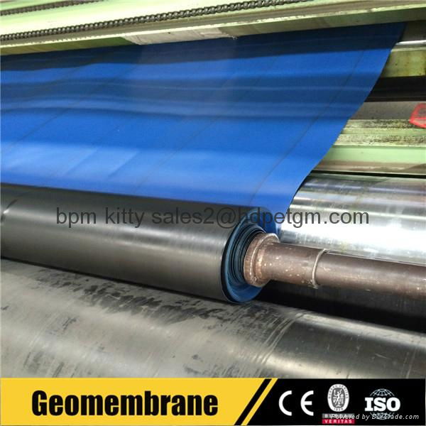 HDPE Geomembrane Blue Waterproofing pond liner for Swimming Pool Liner 4