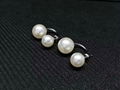 Neffly S925 Pearl Stud Earrings Korean