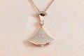 NEFFLY 2016 New design 925 Sterling Sliver 18K Glod Plated beautiful necklace Wo 5