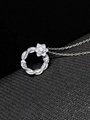 NEFFLY Nice Rose flower 925 Sterling Sliver necklace Women Girls For Party&Gift  3
