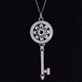 NEFFLY jewerly The New Arrived fshion and beatuy and lovely Fower Key Long Penda 1