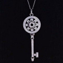 NEFFLY jewerly The New Arrived fshion and beatuy and lovely Fower Key Long Penda