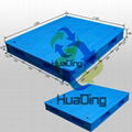 1200*1000*170mm Heavy Duty 3 Runners Closed Deck Hygeian Plastic Pallet 1