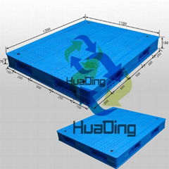 1200*1000*170mm Heavy Duty 3 Runners Closed Deck Hygeian Plastic Pallet