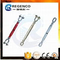 High Quality Carbon Steel Drop Forged Galvanized Din1480 Wire Rope Turnbuckle