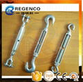 High Quality Carbon Steel Drop Forged Galvanized Din1480 Wire Rope Turnbuckle 2