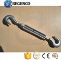 High Quality Carbon Steel Drop Forged Galvanized Din1480 Wire Rope Turnbuckle 3