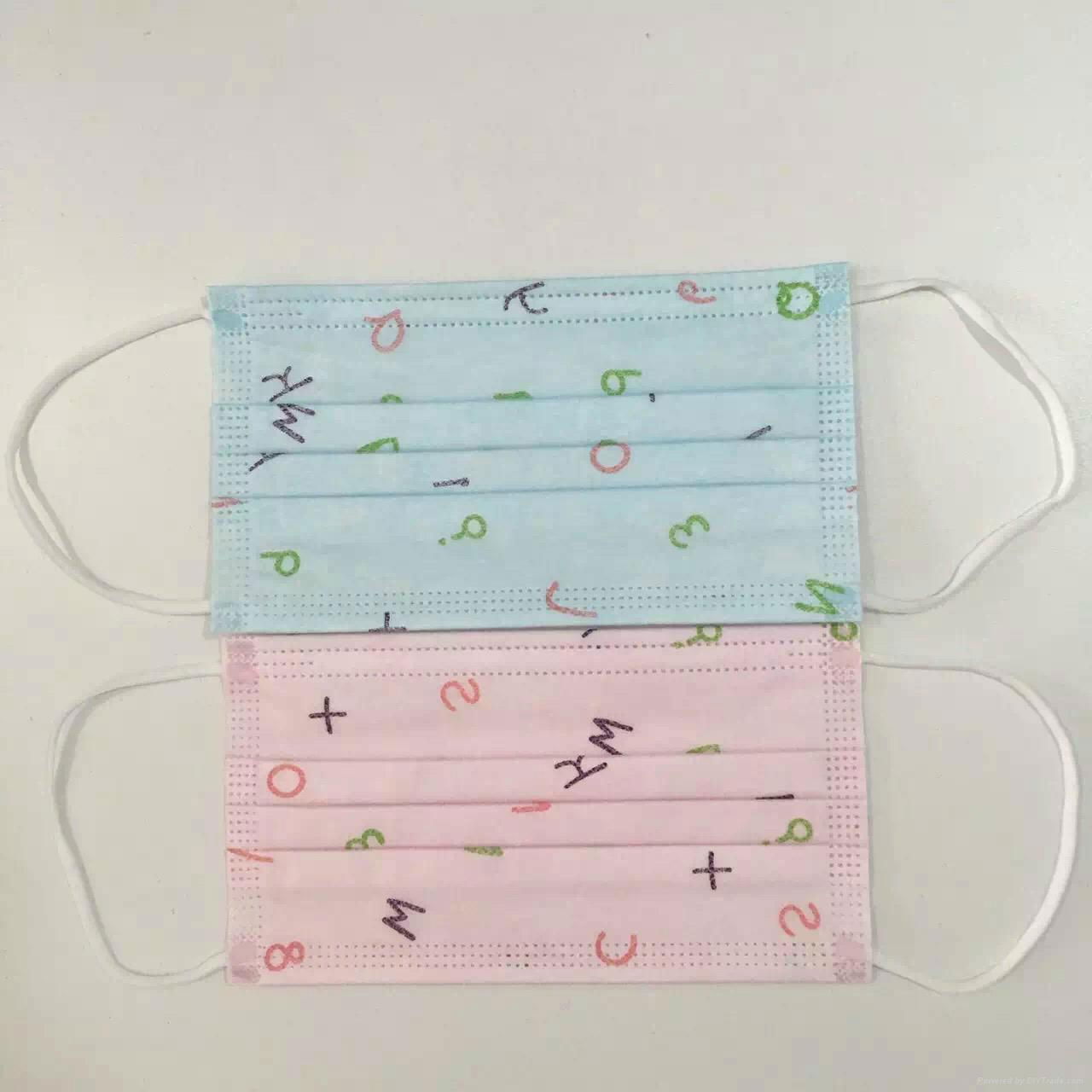 3 ply Disposable Nonwoven Face Mask 3