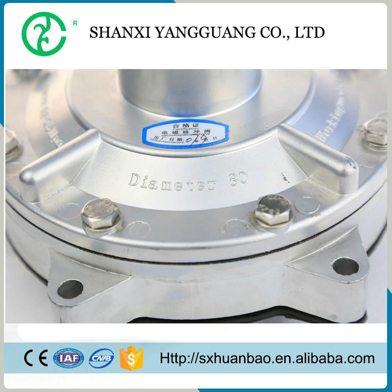 Aluminum alloy embedded diaphragm pulse valves 5