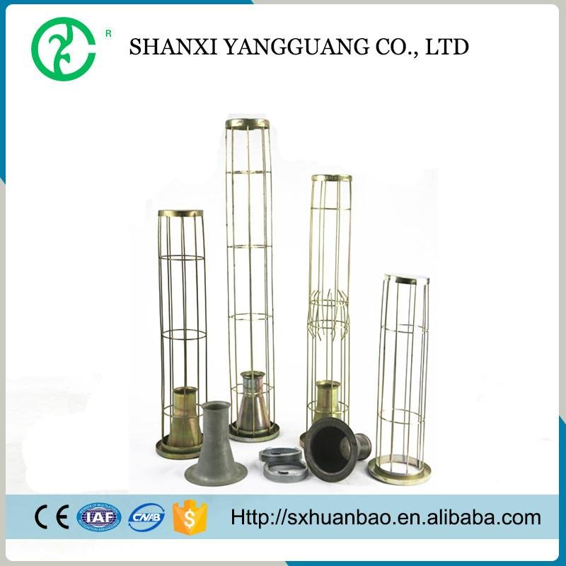 Carbon steel filter bag cage for dust collector