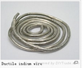 Indium wire 4-5n diameter 1mm