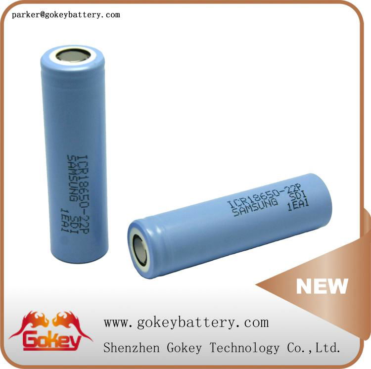 SAMSUNG ICR18650-22P 2200MAH 3.7V 10A LITHIUM ION 18650 CELL 3