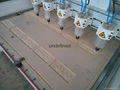 Professional Multi head 4 axis cnc router machine with multi rotary 3