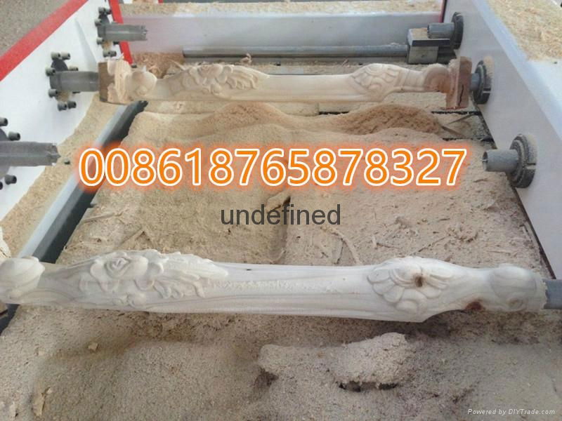 china multi spindles 3d cnc router machine with 4th axis 3