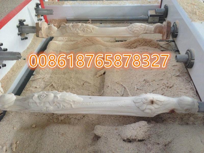 furniture carving cnc router machine with rotor axis 3