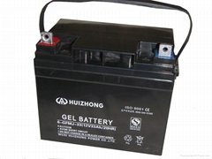 SGS CE Solar energy store 12v 33ah deep cycle gel battery