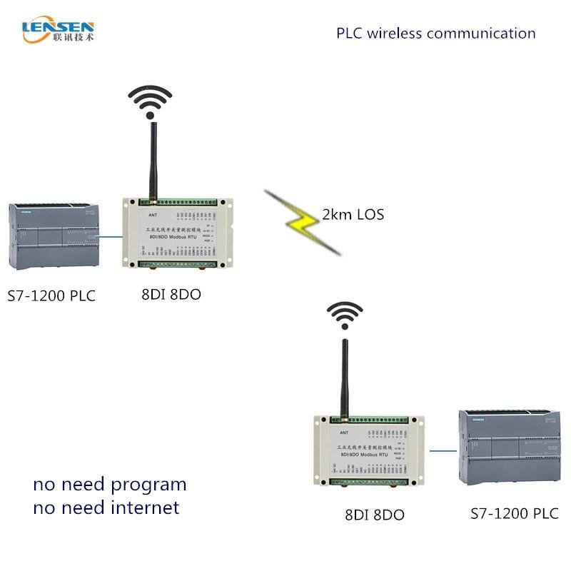 wireless PLC controller remote I/O wireless DI wireless DO