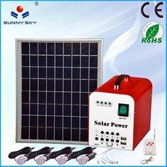 10Wmini portable solar pv system for