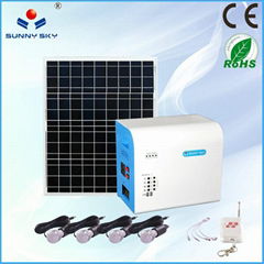 80W solar power system with mppt solar