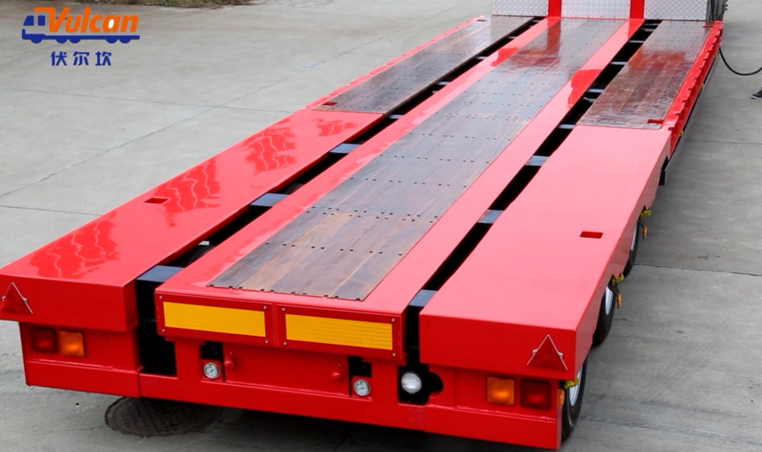 Cheap Price High Quality 60-80Ton Extendable Lowbed Trailer for Hot Sale 2