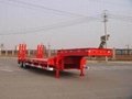 China Supplier luxury Folding Lowbed Semi Trailer with High Quality for Sale 1
