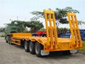 China Supplier luxury Folding Lowbed Semi Trailer with High Quality for Sale 3