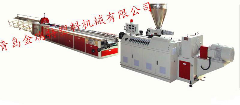 Ecological plastic profile production line