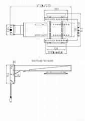 electric height adjustable lifting TV  made in china