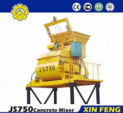 High Quality big concrete mixer JS750 Mobile Concrete Big Mixer with Factory Sup